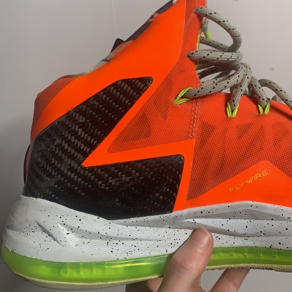 Nike Lebron PS Elite Bright Crimson Size 12 - Picture 9 of 16